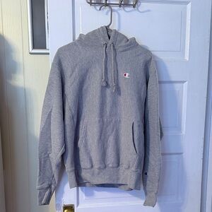 Champion Heather Gray Pullover Hoodie